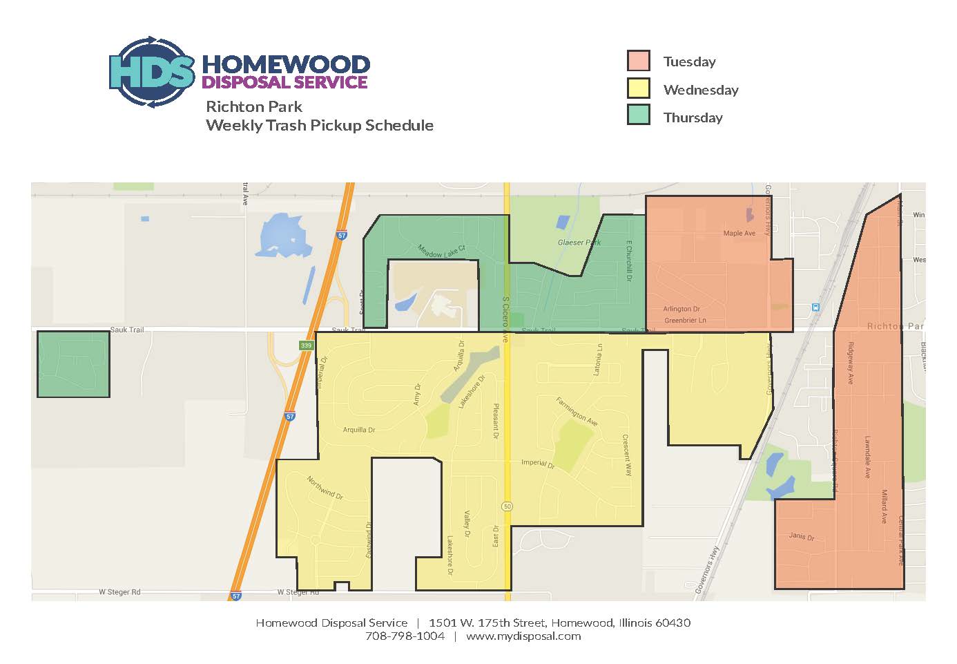 Richton-Park-Weekly-Pickup-Schedule