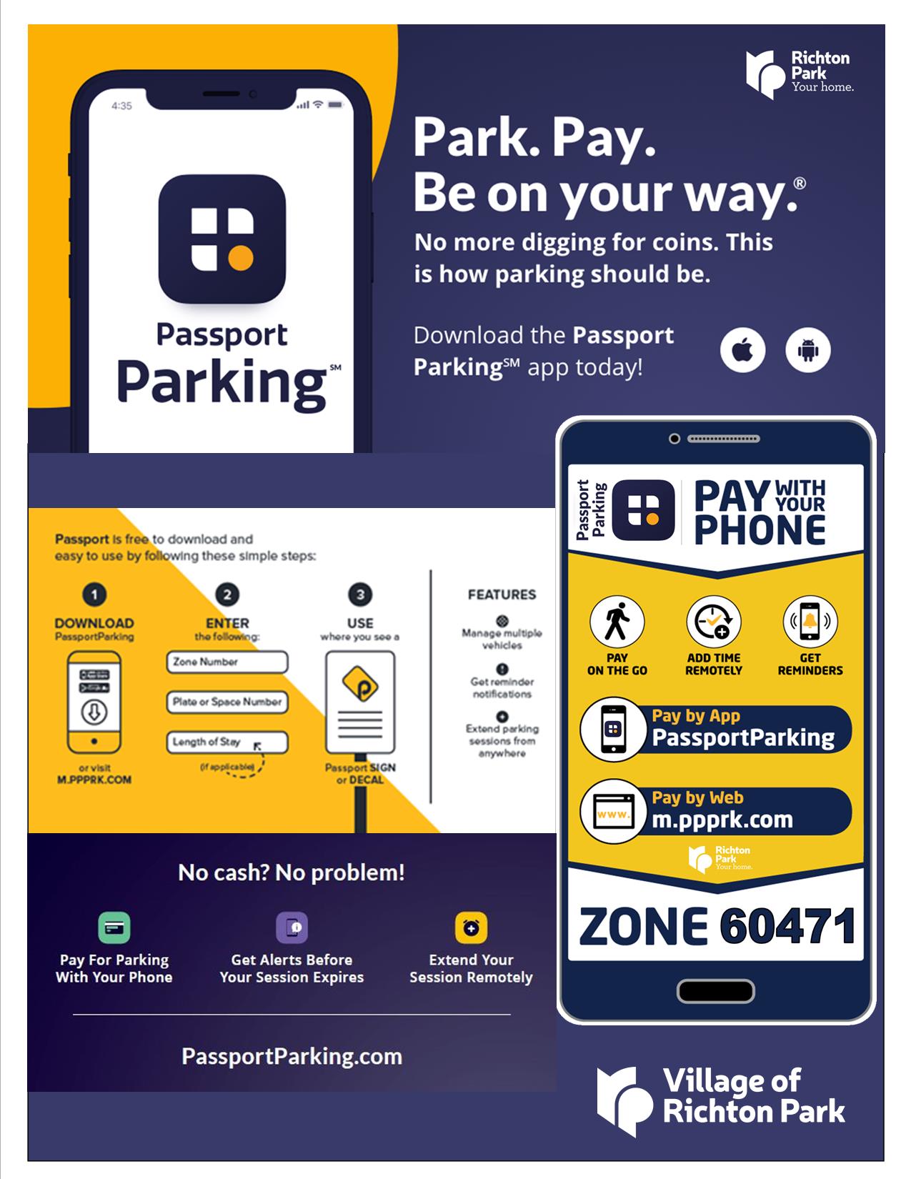 Richton Park Passport Parking App 2021