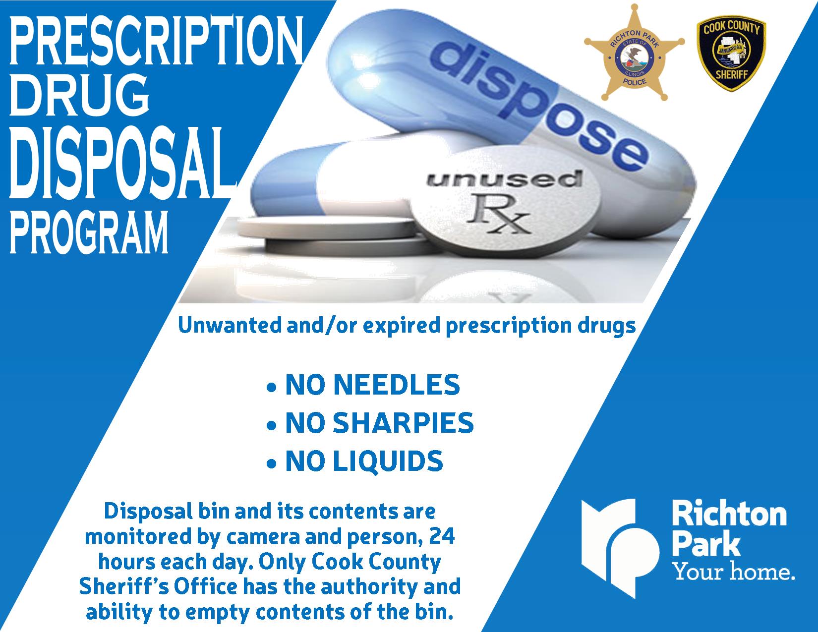 PrescriptionDrug DisposalProgram Flyer