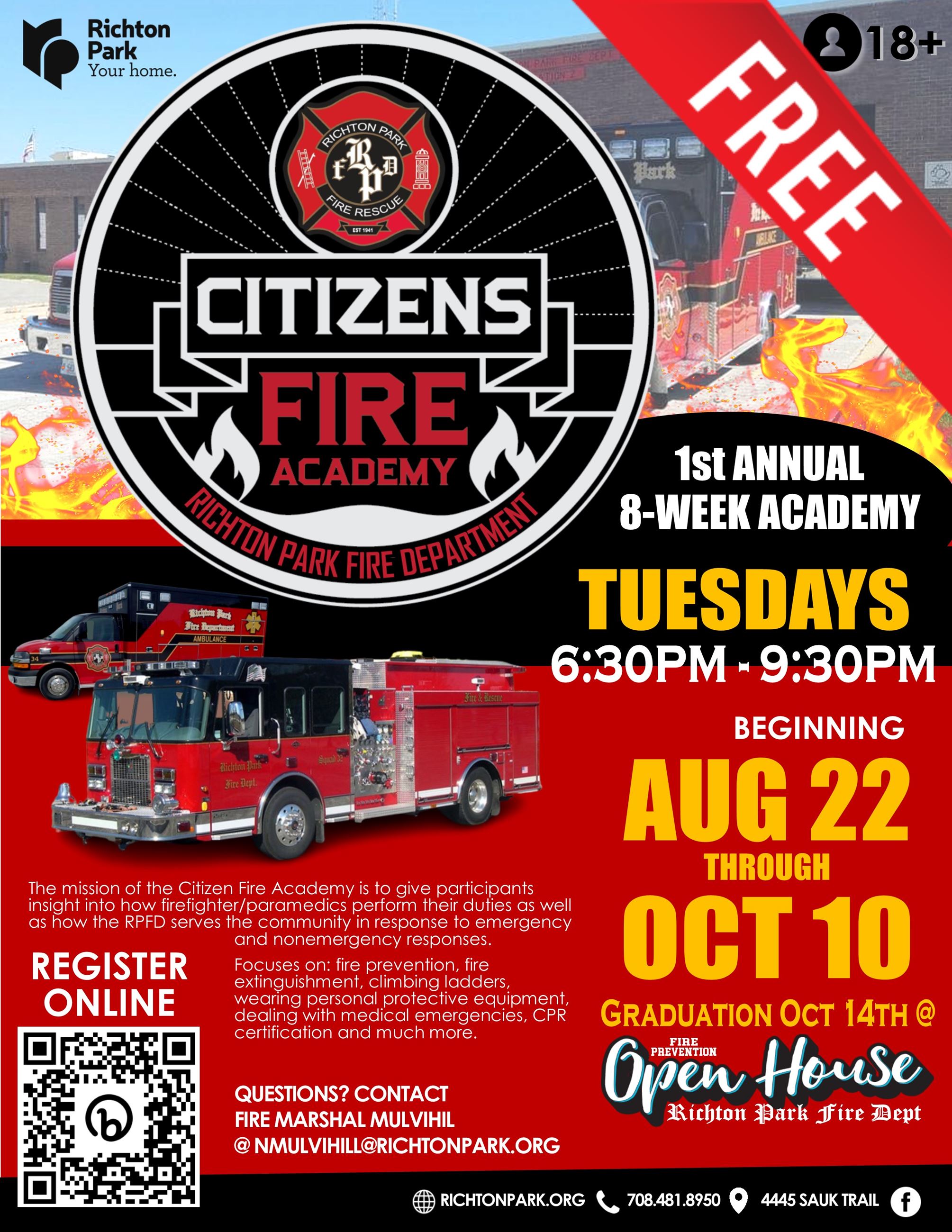 CFA - Citizens Fire Academy 2023