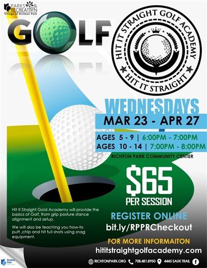 Hit It Straight Golf Academy | $65/Session | Wednesdays 