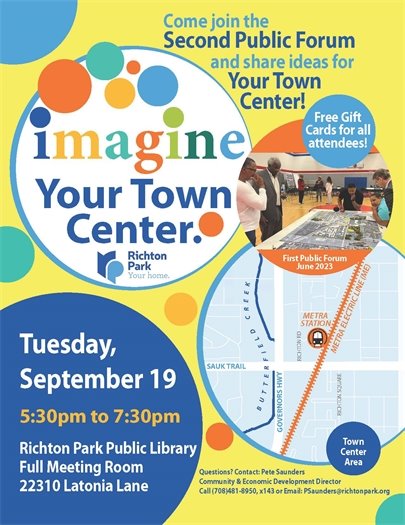 Richton Park Town Center Public Forum 