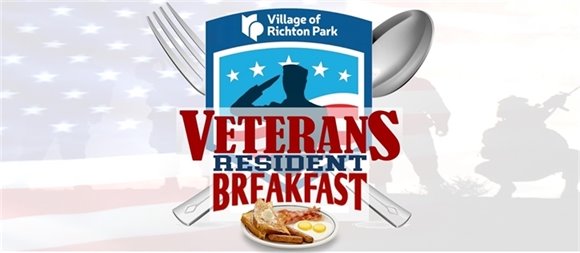 Richton Park Veterans Resident Breakfast Logo