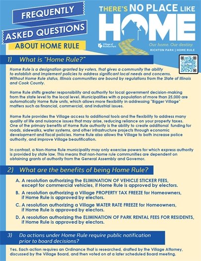 Home Rule FAQs 1