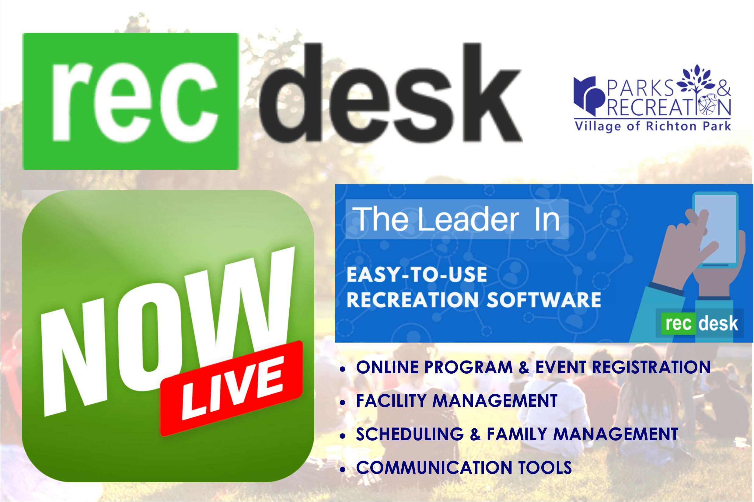 RecDesk Now Live