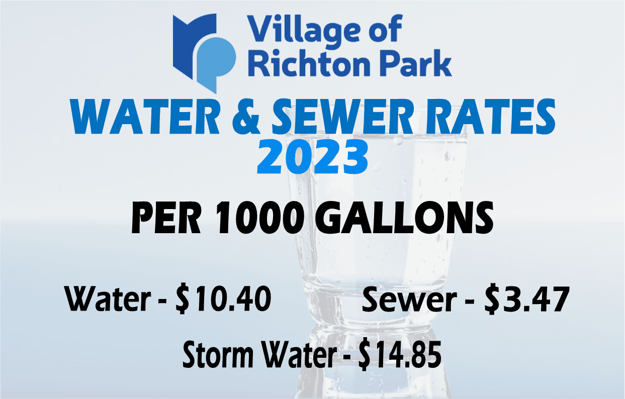 Water n Sewer Rates 2023 - 1K gallons